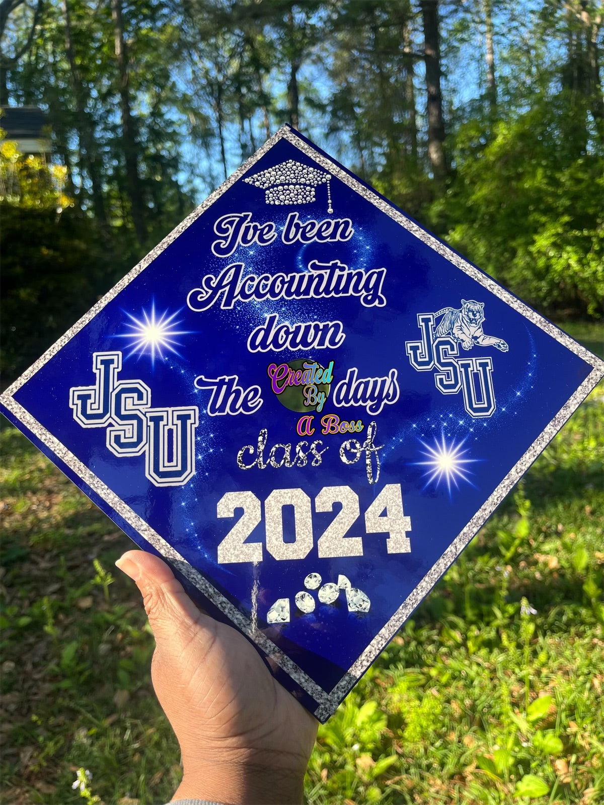 Sublimation 3D Grad Hat Topper
