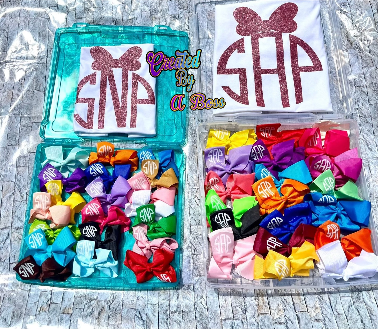Hair bow box
