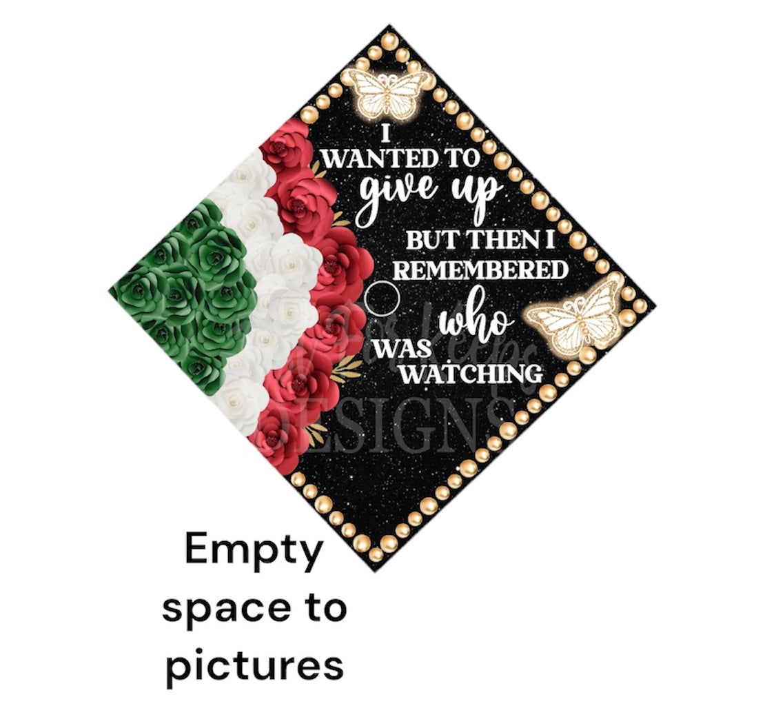 Sublimation 3D Grad Hat Topper