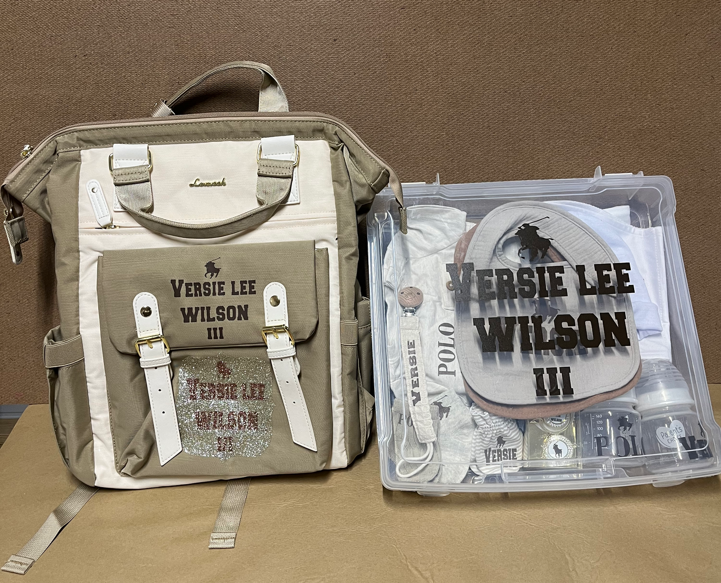 Custom baby box