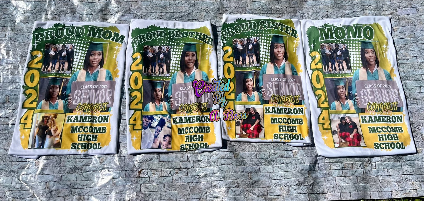 Family grad shirt sublimation