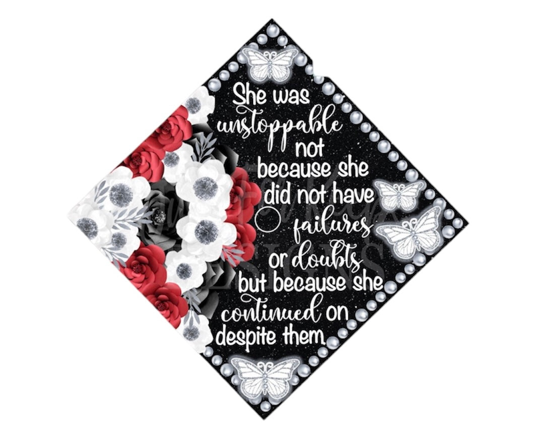 Sublimation 3D Grad Hat Topper