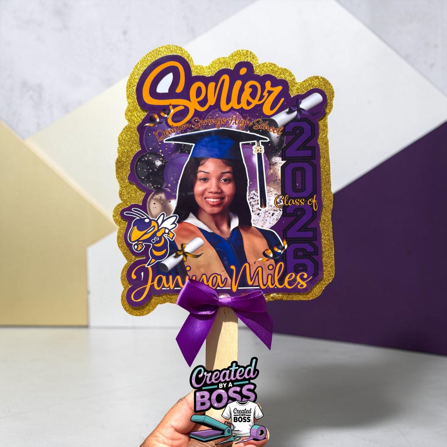 Grad fans (photo paper)