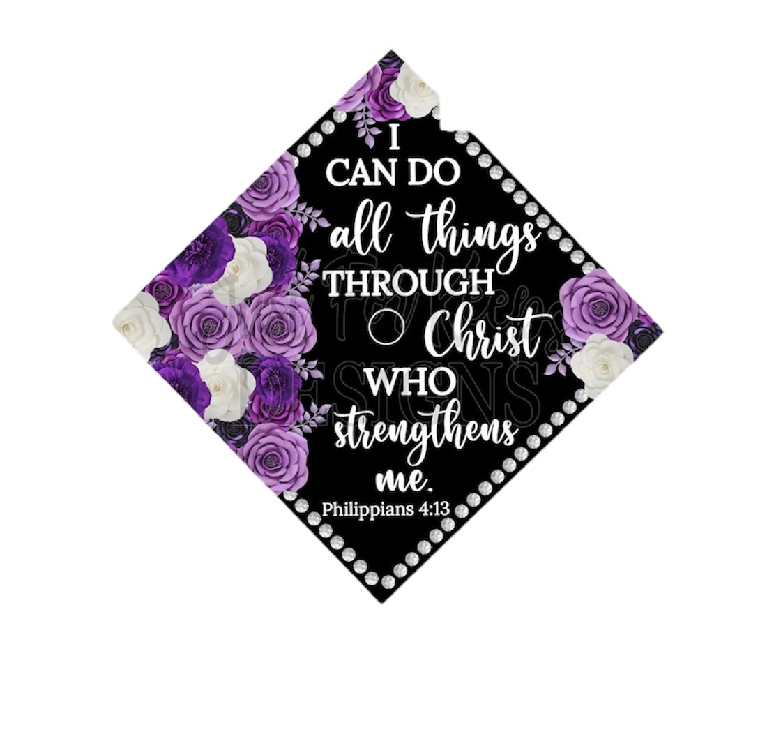Sublimation 3D Grad Hat Topper
