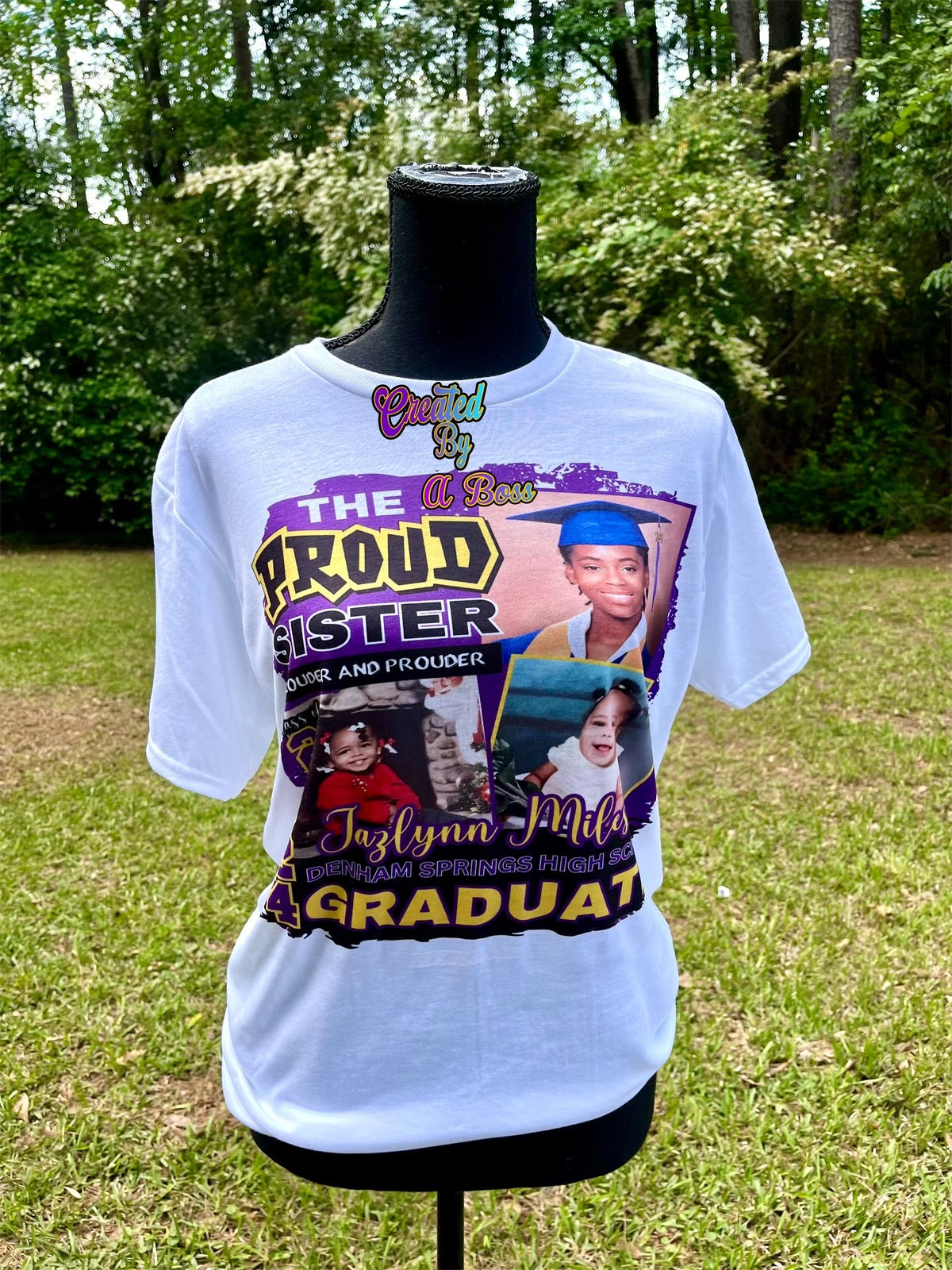 Custom Grad shirt (full front or center designs