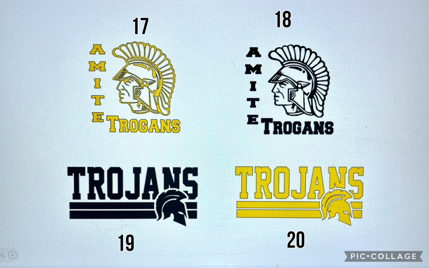 Amite school logos