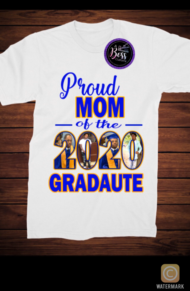 Custom Grad shirt (center designs)