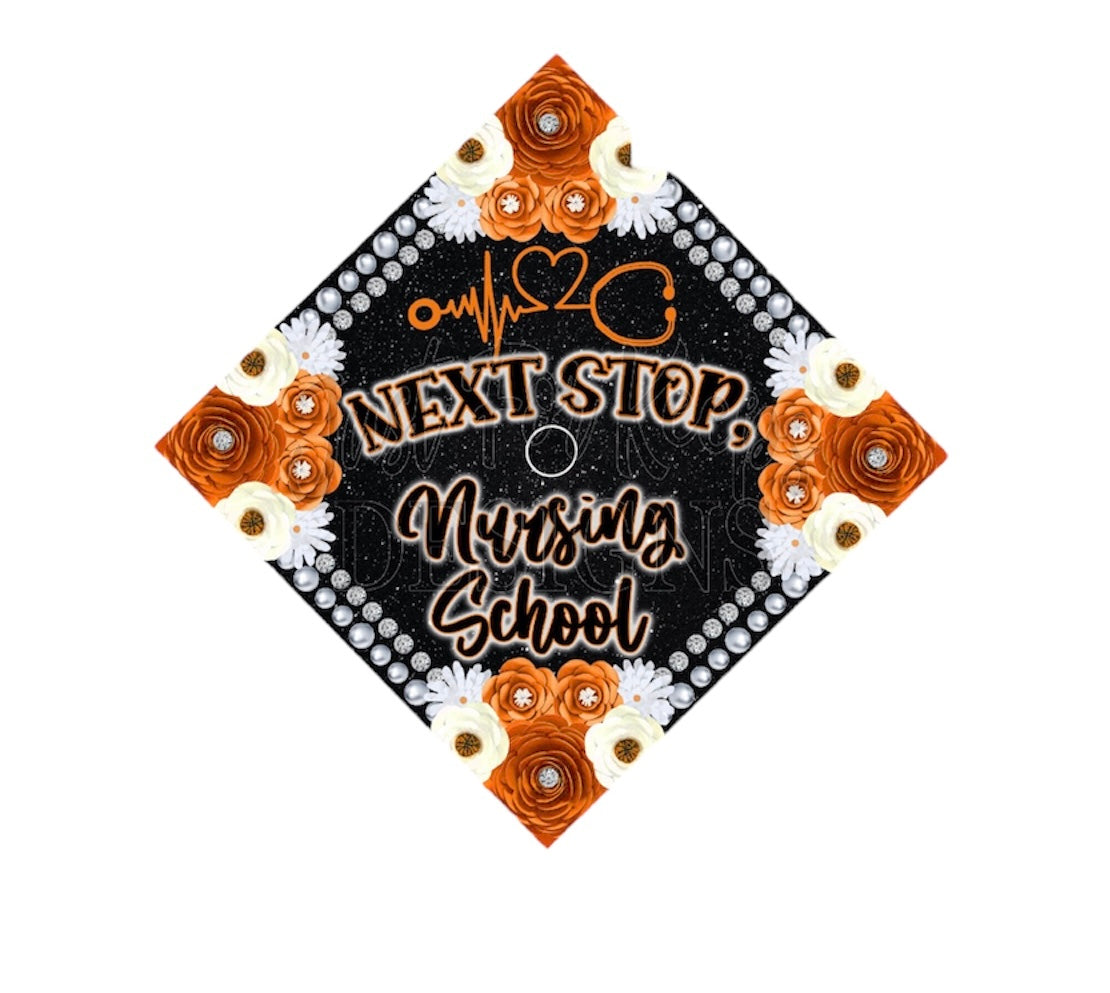 Sublimation 3D Grad Hat Topper