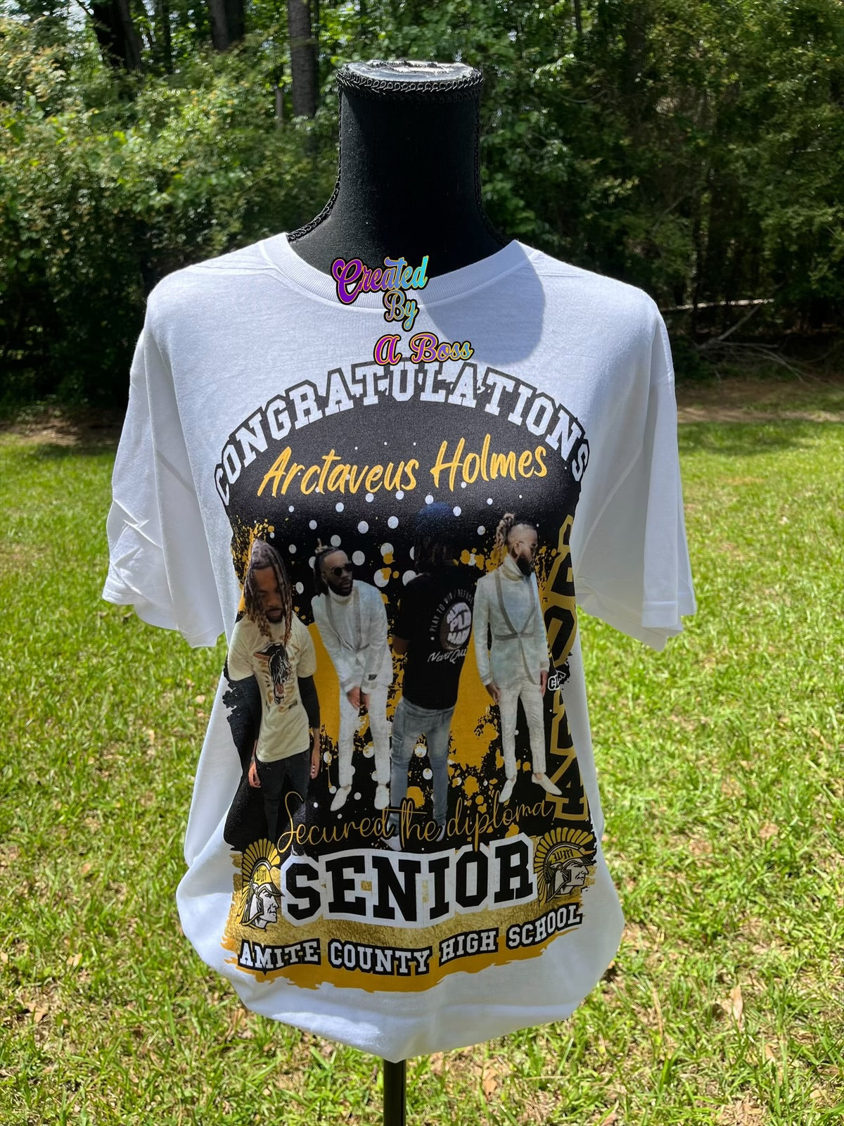 Custom Grad shirt (full front designs)
