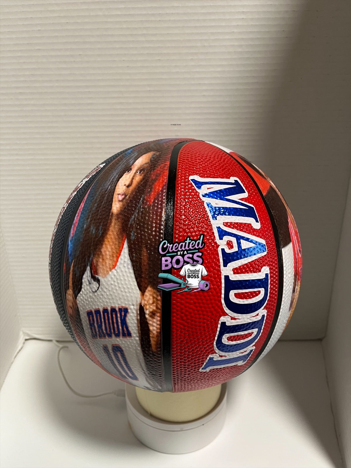 Custom basketball