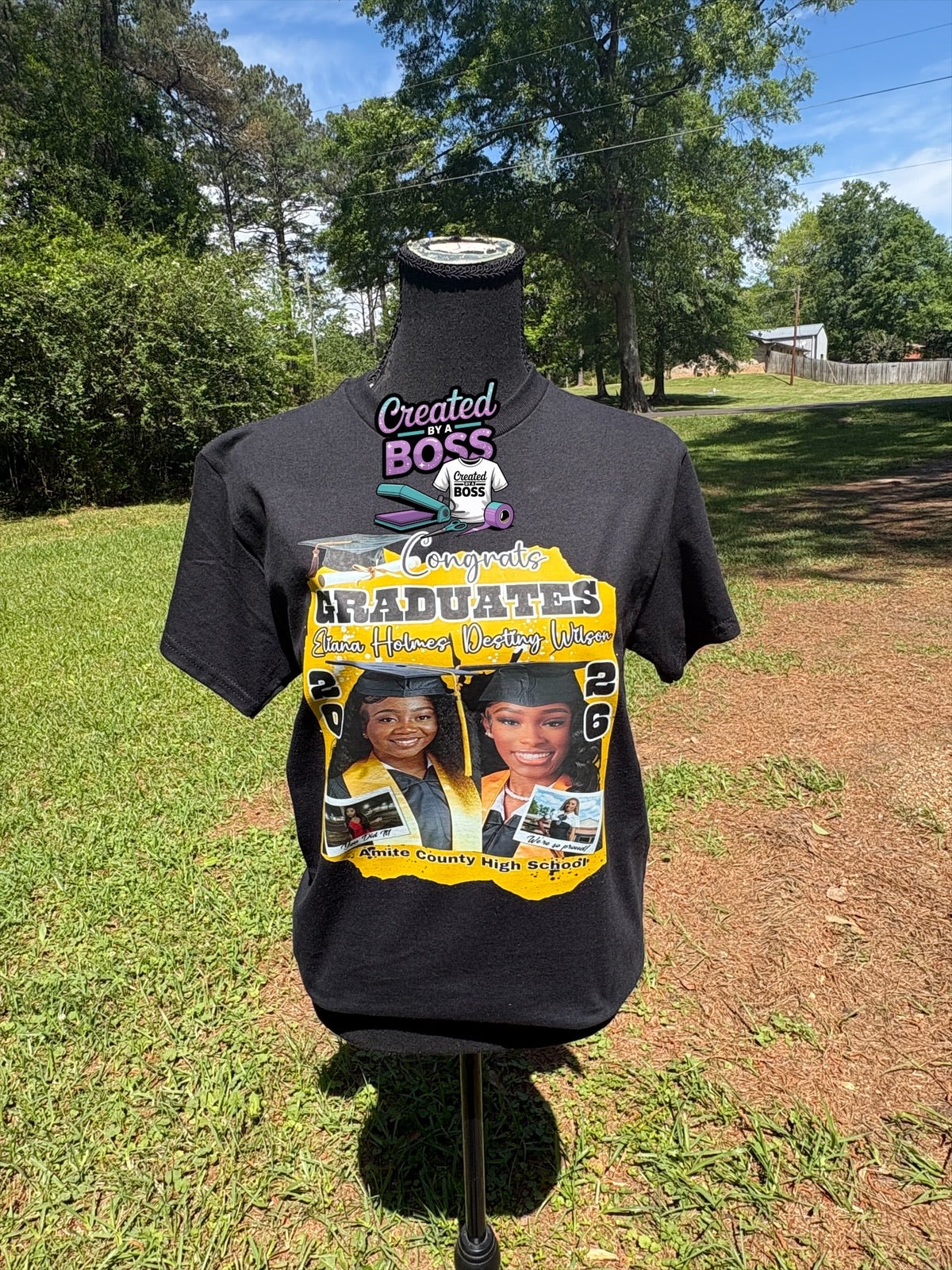 Custom Grad shirt (center designs)