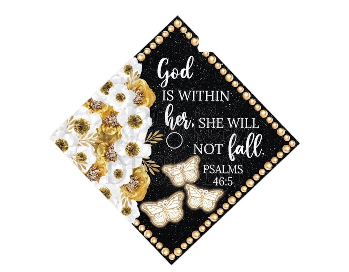 Sublimation 3D Grad Hat Topper