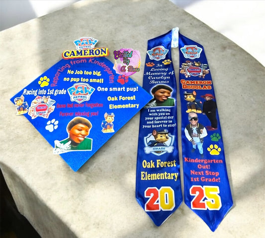 Stole & 3D cap topper bundle