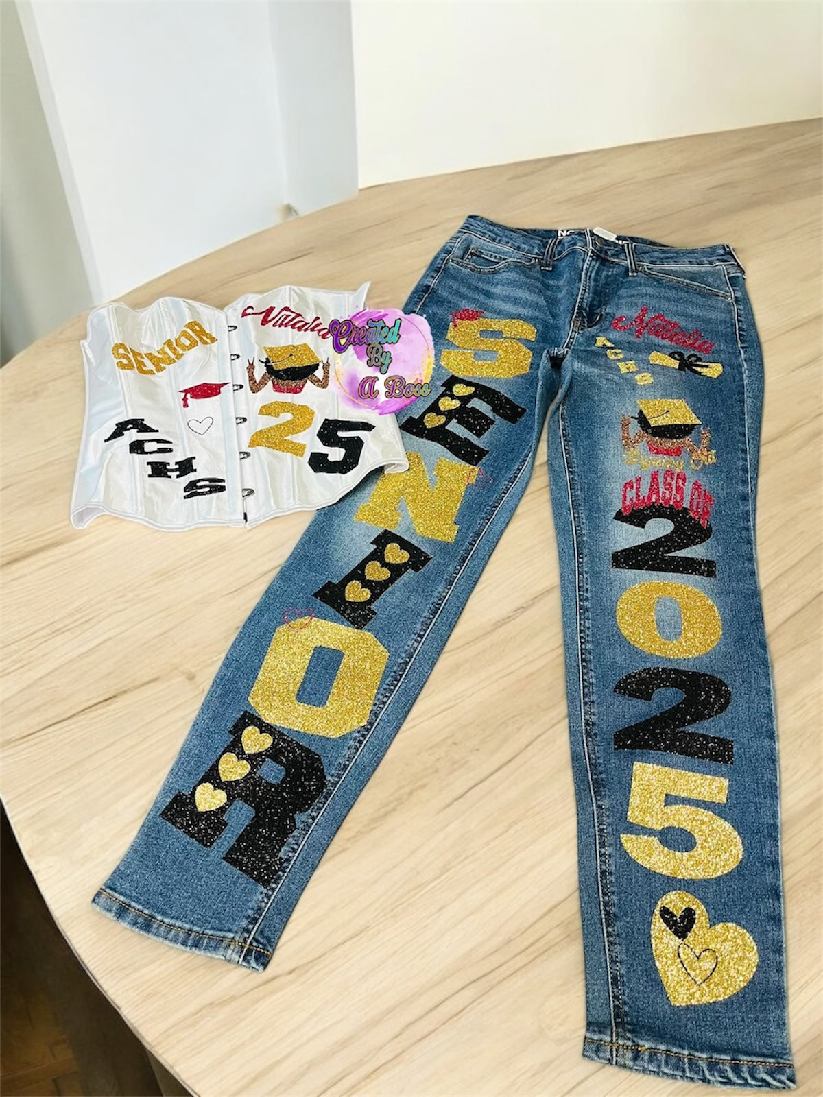 Custom corset and Jean set