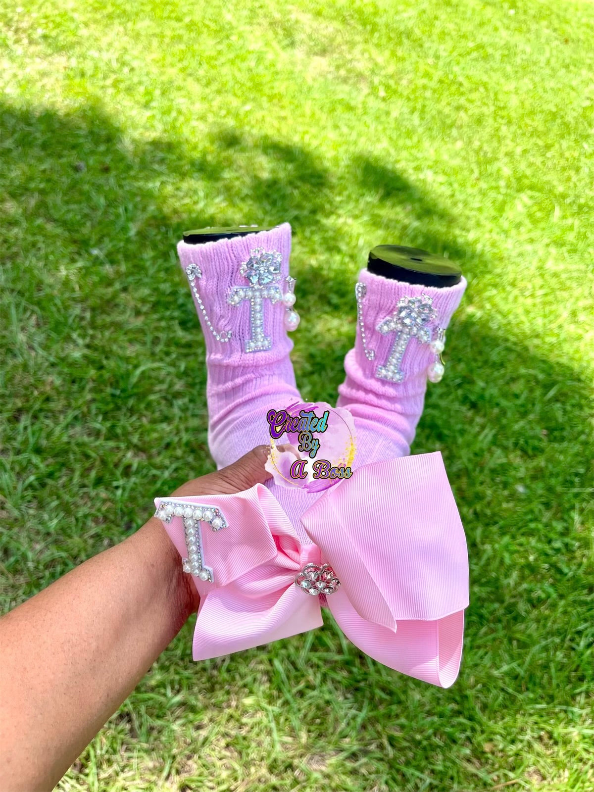 Girls charm socks