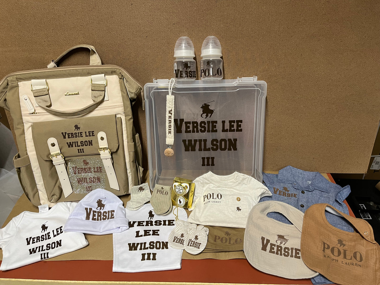 Custom baby box