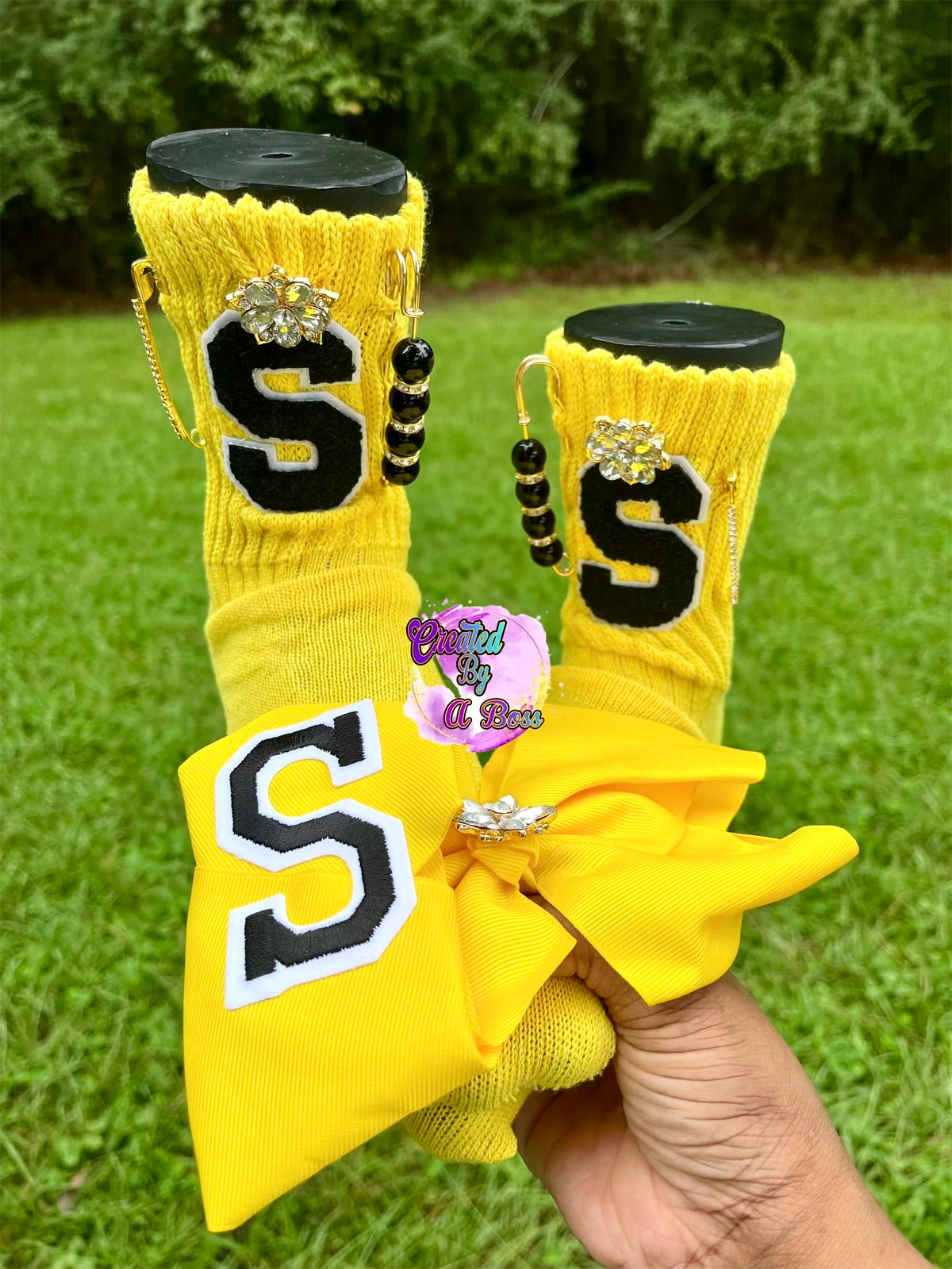 Girls charm socks