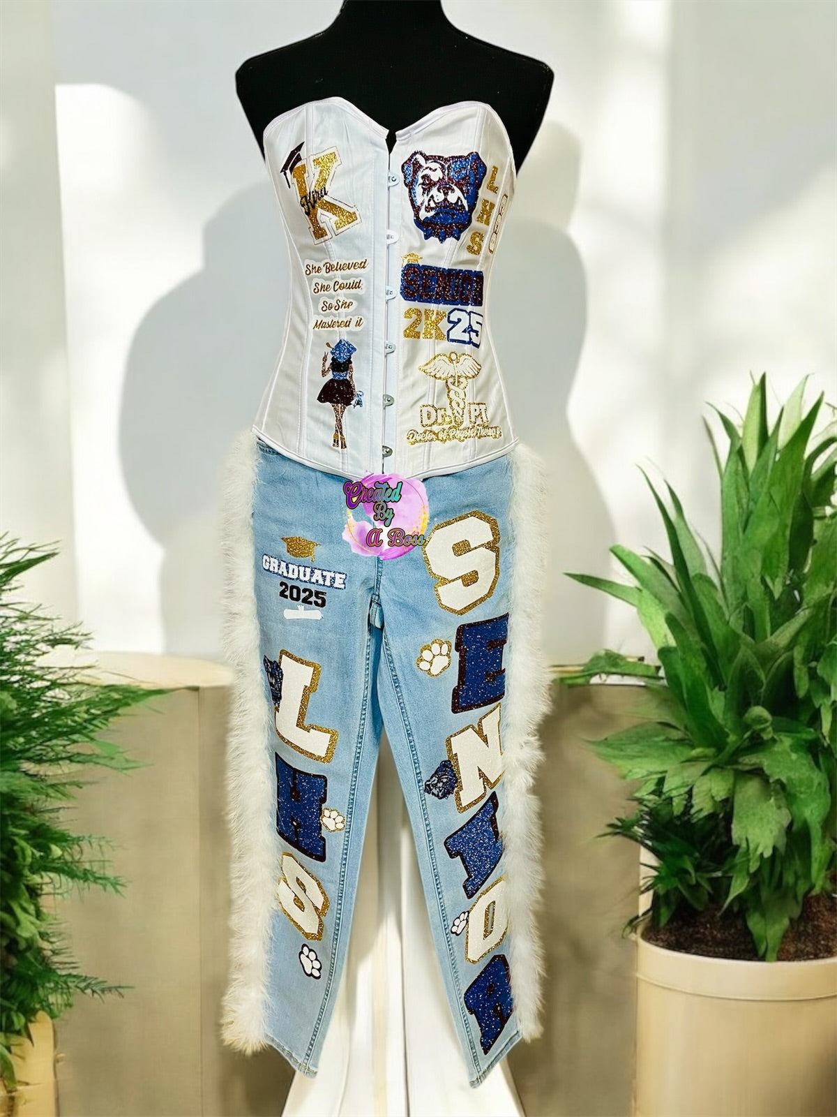 Custom corset and Jean set