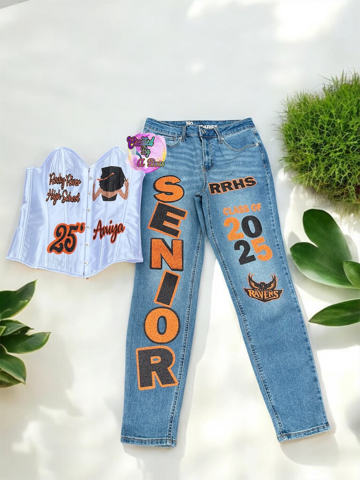 Custom corset and Jean set