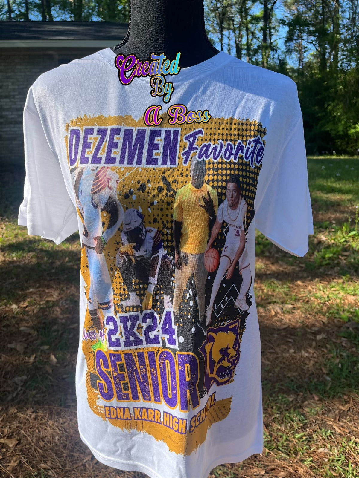 Custom Grad shirt (full front or center designs