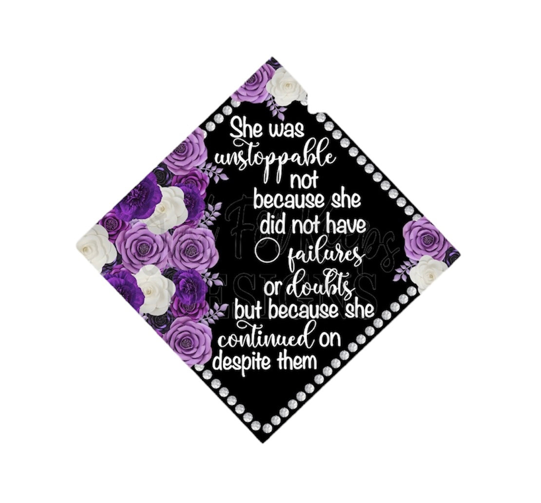 Sublimation 3D Grad Hat Topper
