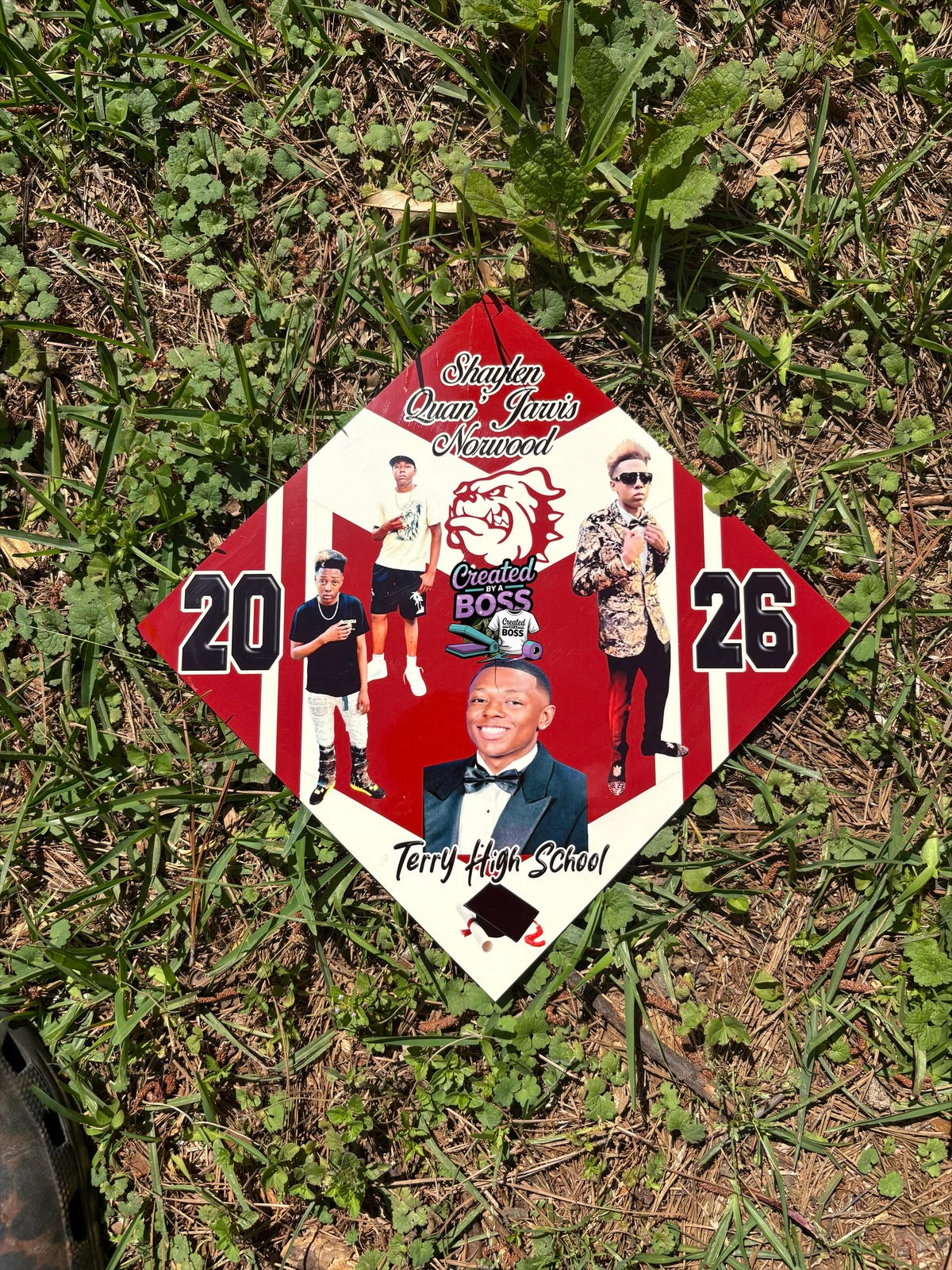 Sublimation 3D Grad Hat Topper