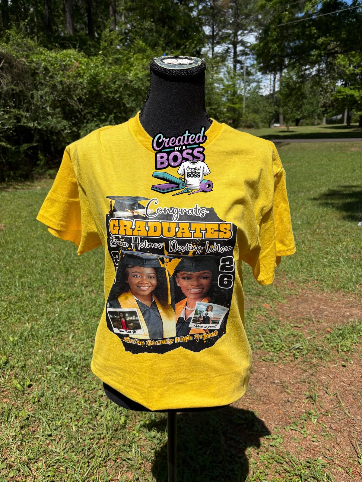 Custom Grad shirt (center designs)