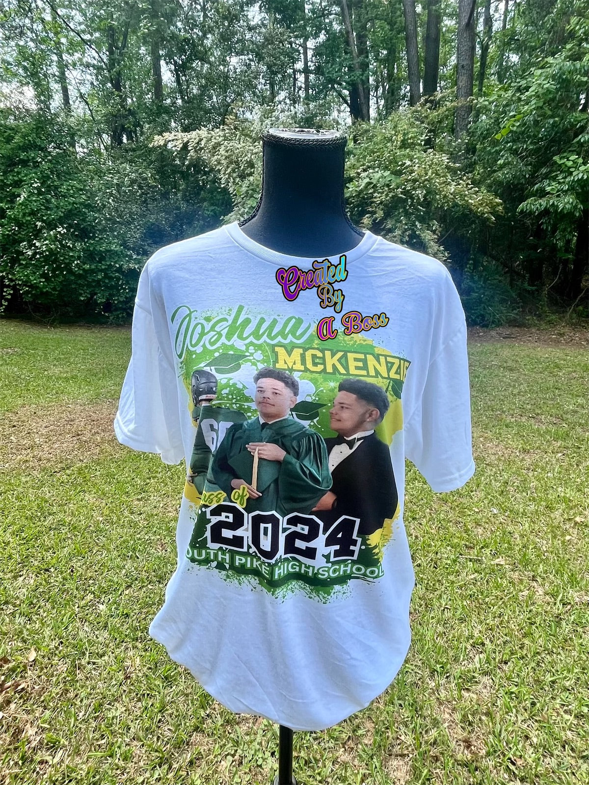 Custom Grad shirt (full front or center designs
