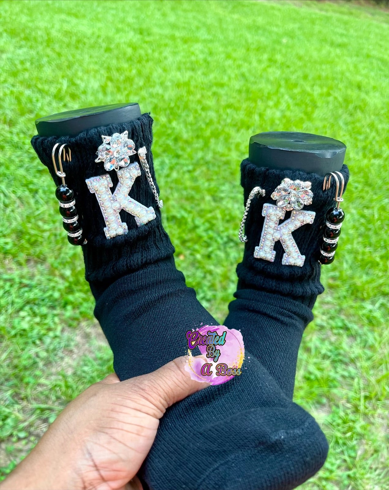 Girls charm socks