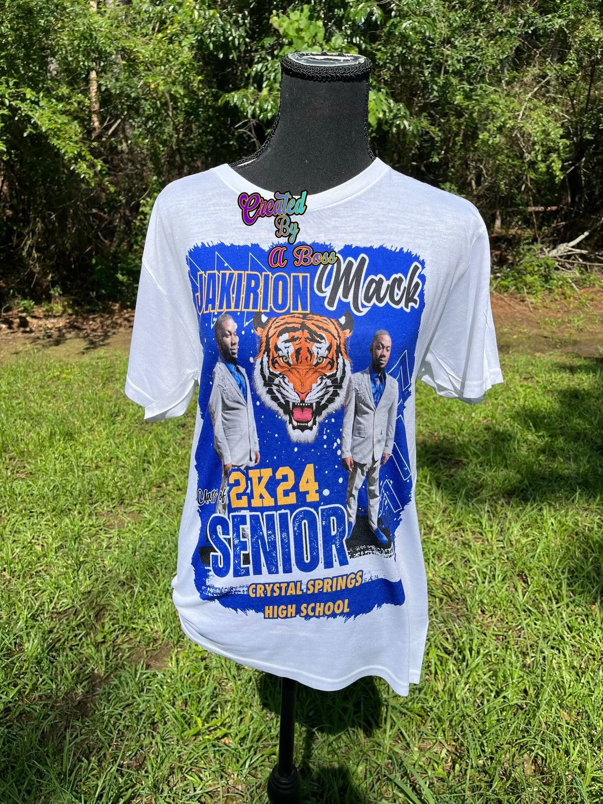 Custom Grad shirt (full front designs)