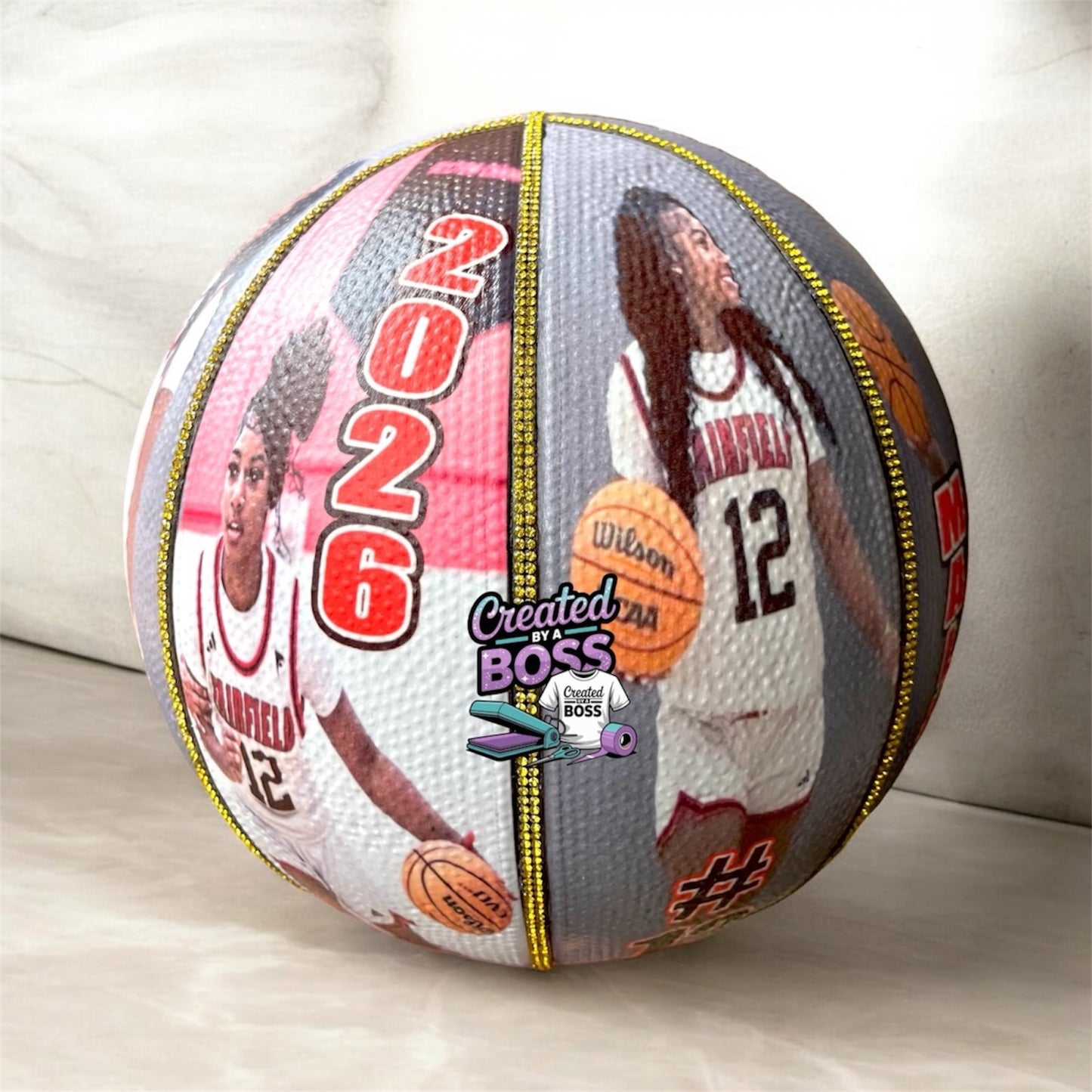Custom basketball