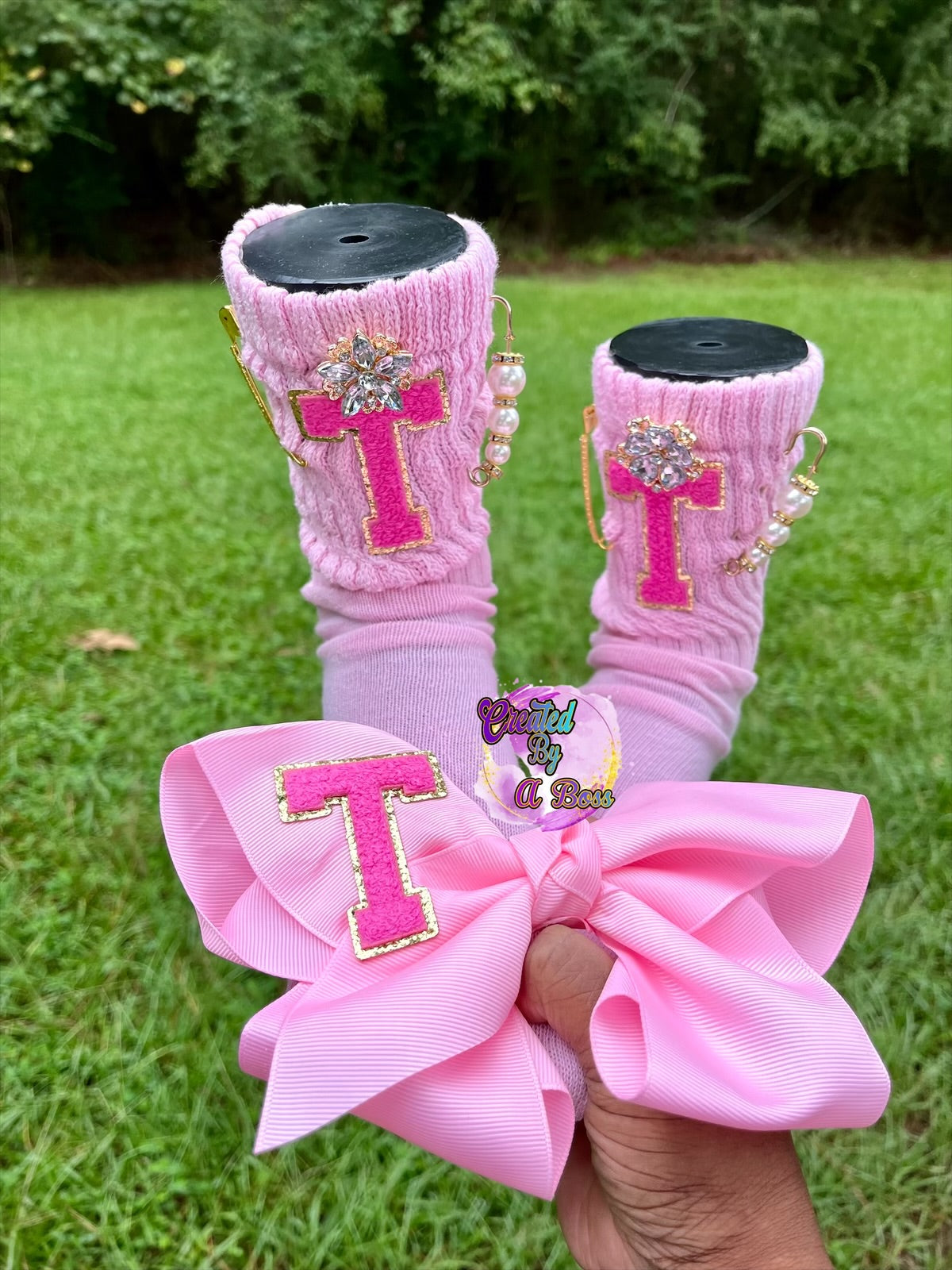Girls charm socks