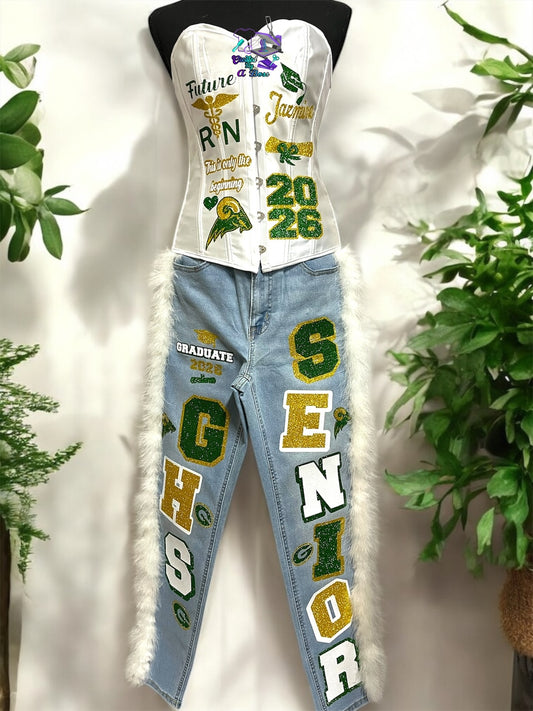 Custom corset and Jean set