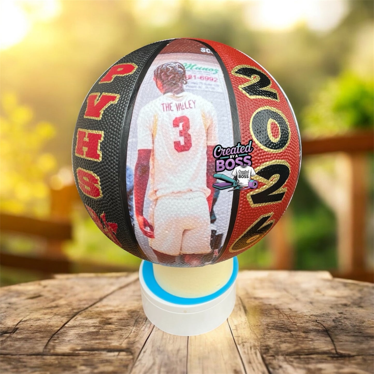 Custom basketball