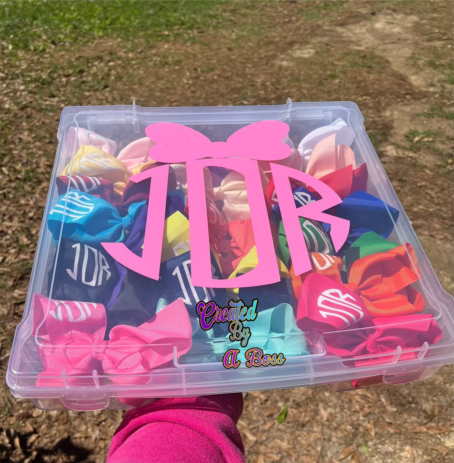 Hair bow box