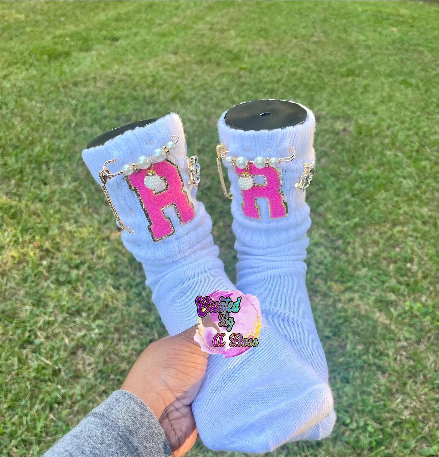 Girls charm socks