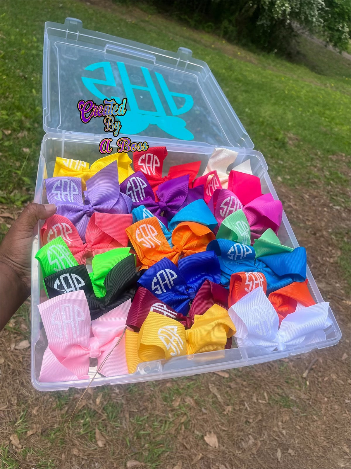 Hair bow box