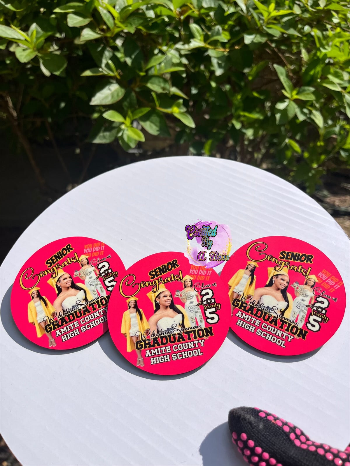 Sublimation buttons