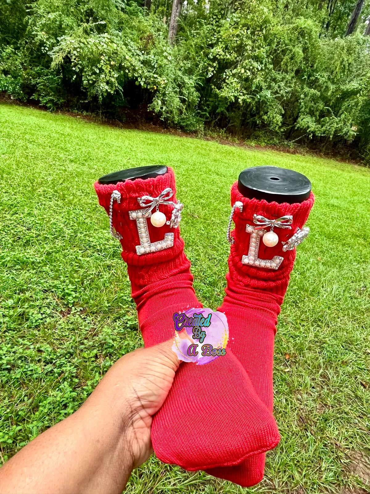 Girls charm socks