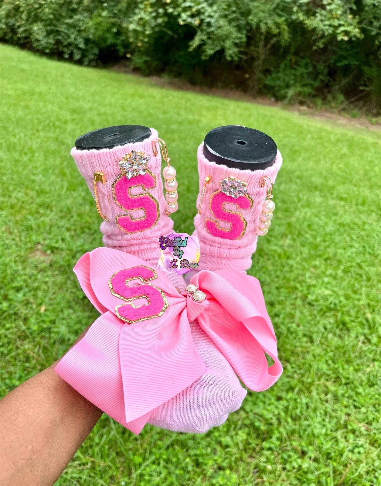 Girls charm socks