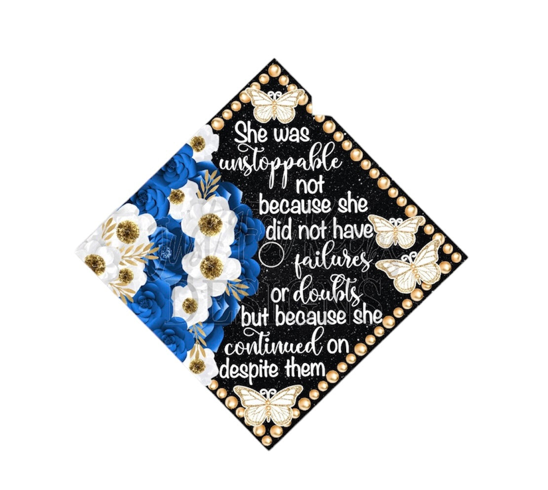 Sublimation 3D Grad Hat Topper