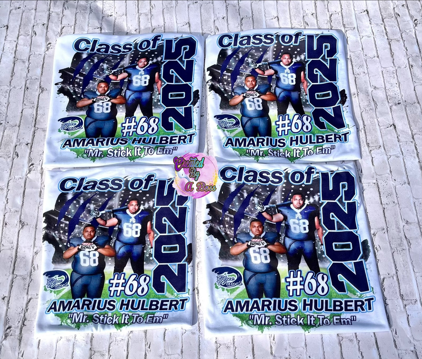 Custom Grad shirt (center designs)