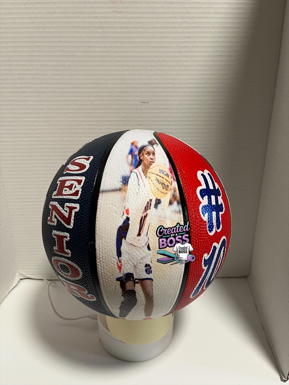 Custom basketball