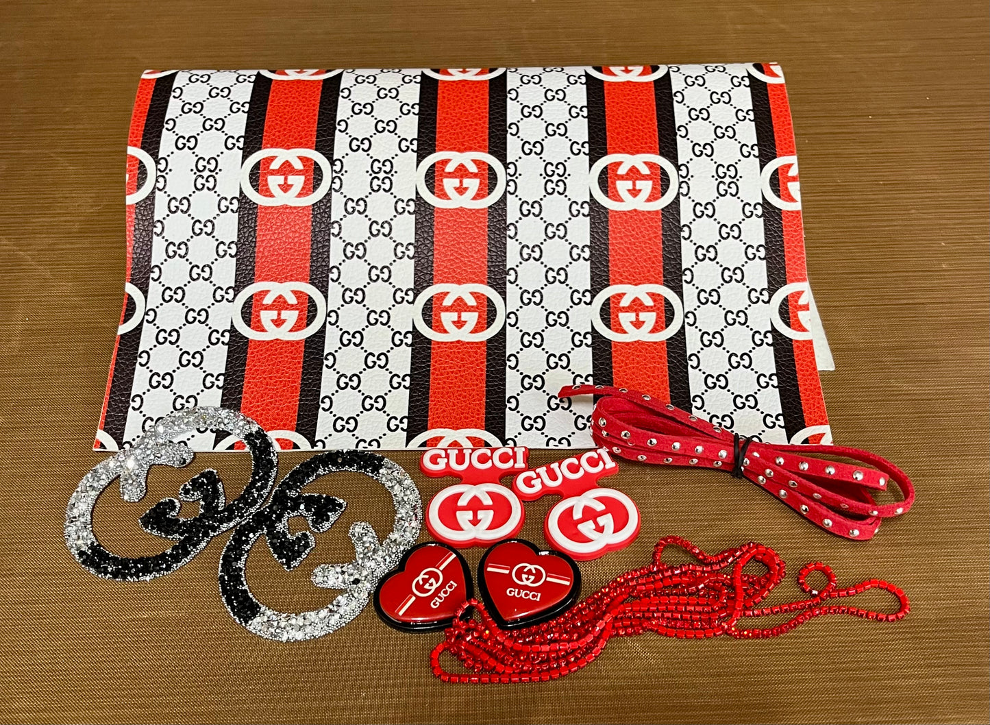 Faux leather croc kits