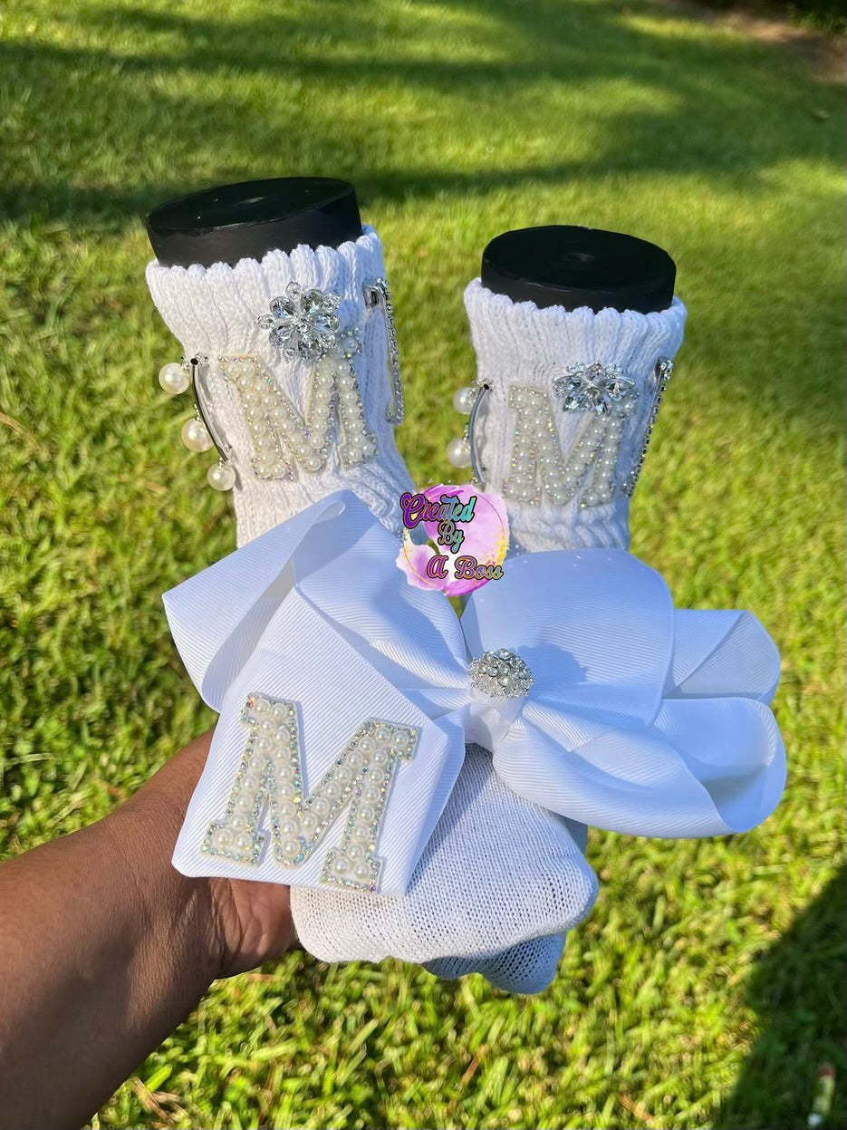 Girls charm socks