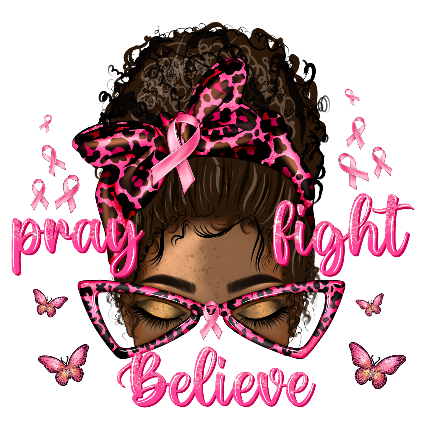 Breast cancer trucker hat