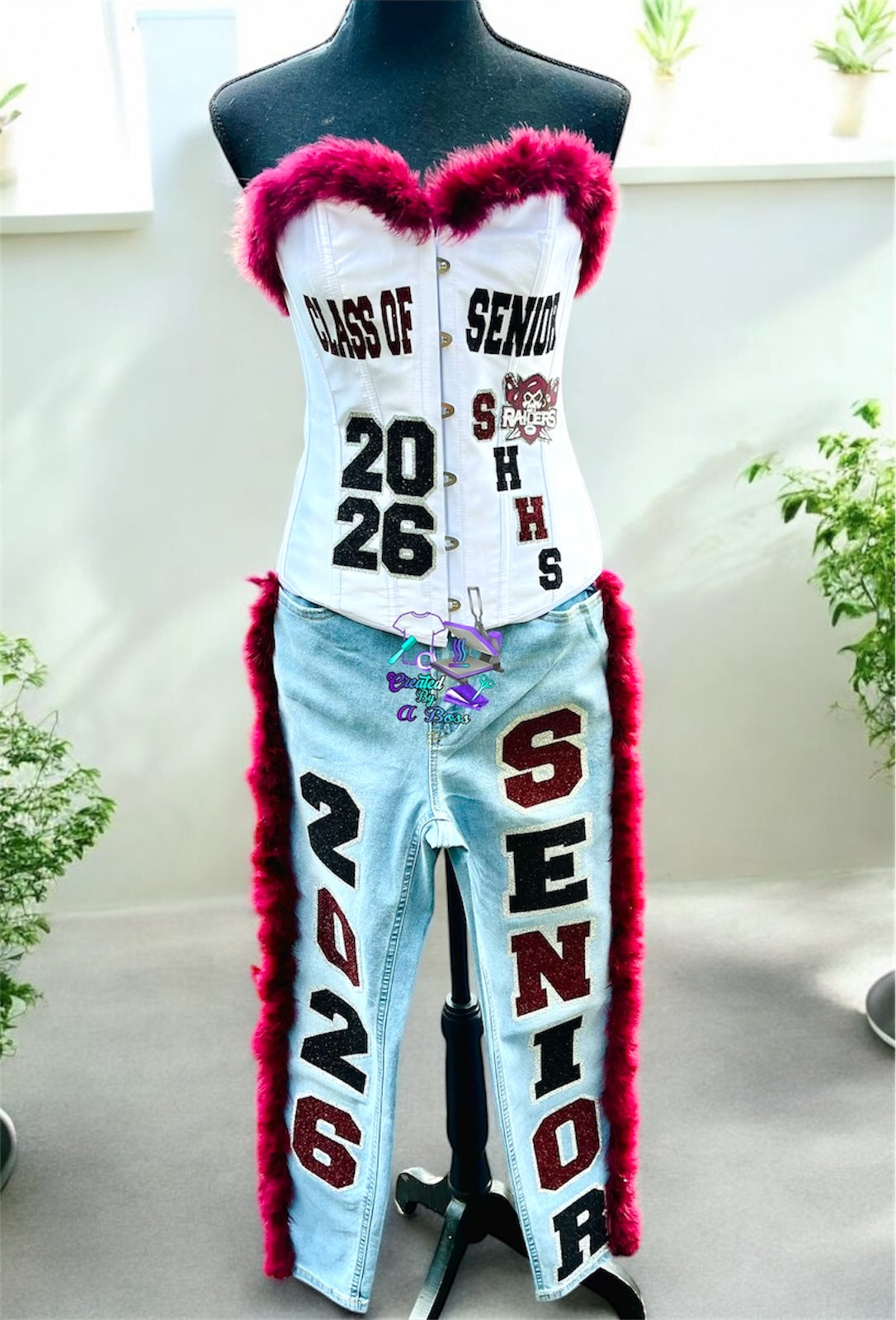 Custom corset and Jean set