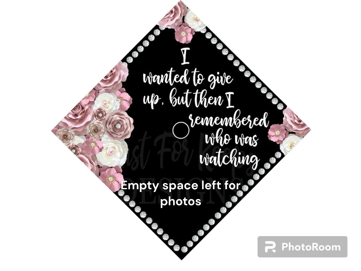 Sublimation 3D Grad Hat Topper