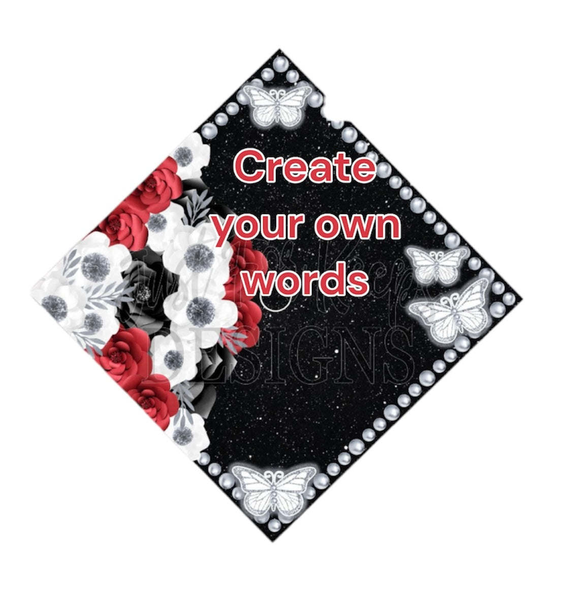 Sublimation 3D Grad Hat Topper