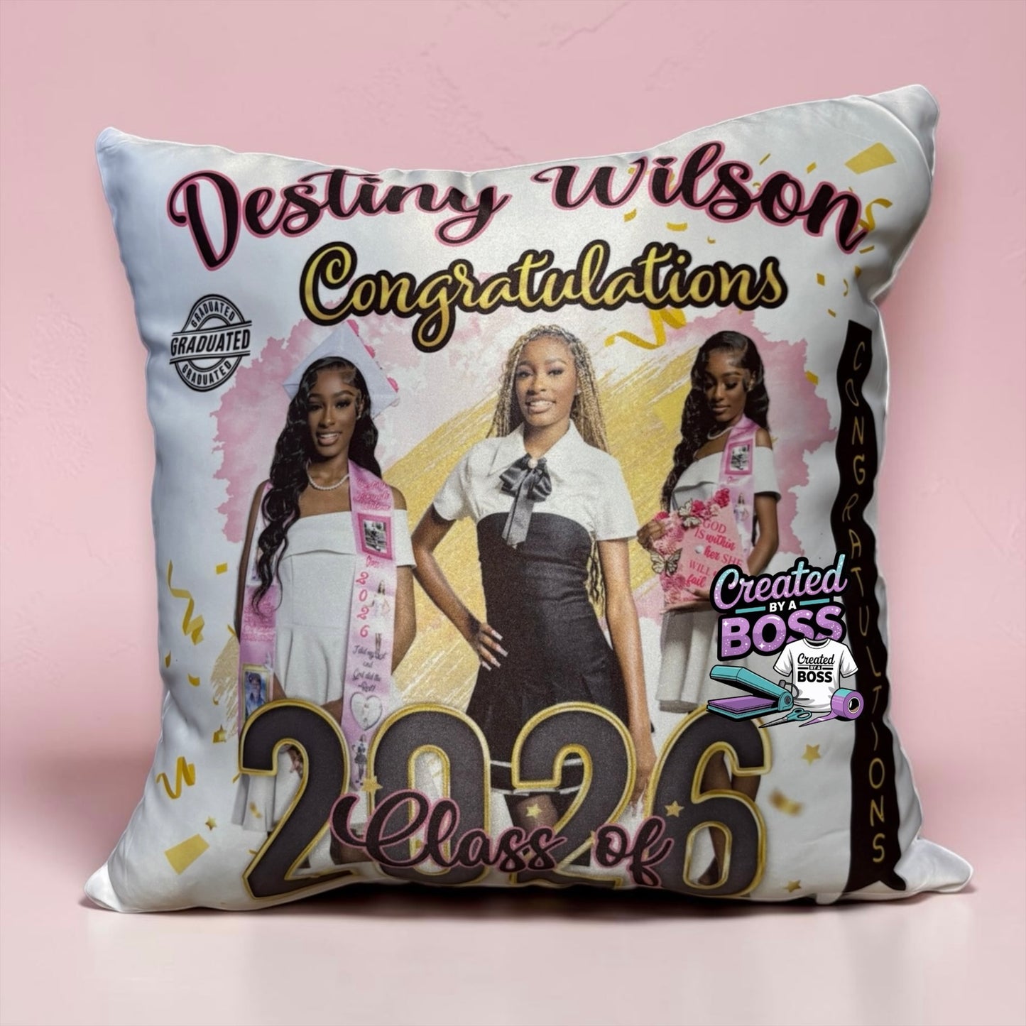 Grad pillow